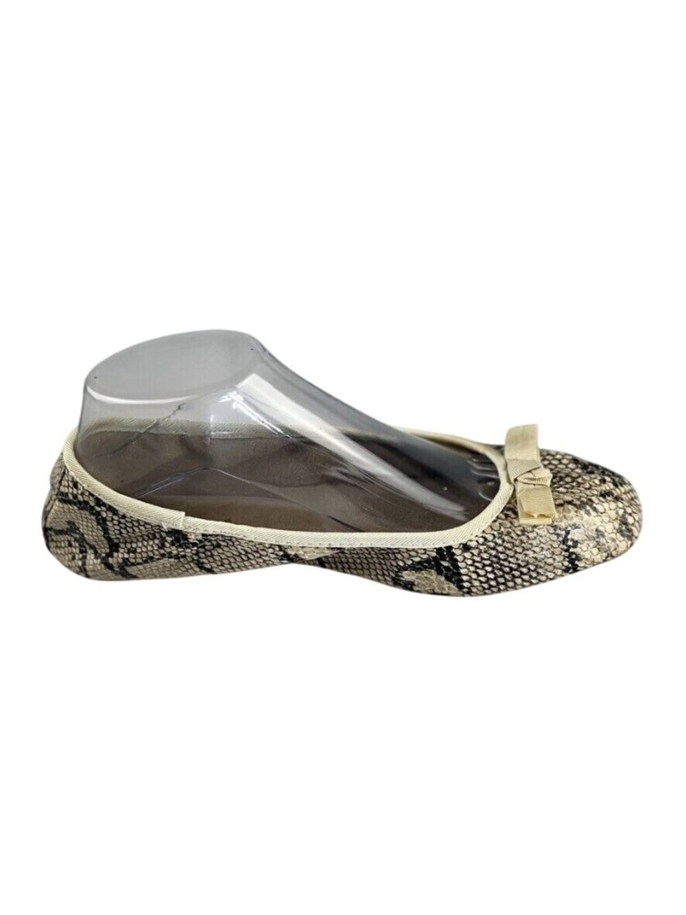 Mixx Shuz Casey-06 Snake Print Ballet Flats Size 8 Womens Slip-On Shoes - Picture 11 of 14
